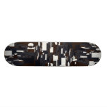 Blue & Brown Geometric Skateboards