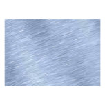 Blue Brushed Metal Textured Announcement