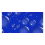 Blue Bubble Bookmark Photo Card