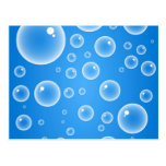Blue Bubbles Post Card