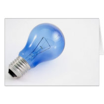 Blue bulb cards