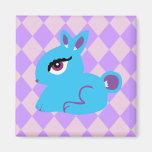 Blue Bunny Magnet