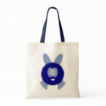 Blue Bunny Pom Pom Pal Bag