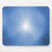 Blue Burst of Light Mousepad