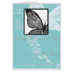 Blue Butterfly Greeting Card