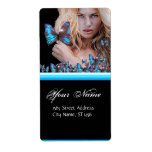 BLUE BUTTERFLY HAIR, BEAUTY SALON , MAKEUP ARTIST labels