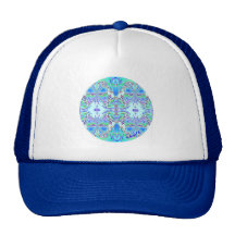 "Blue Butterfly Mandala" Mesh Hat