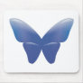 Blue Butterfly Mouse Pads