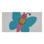 blue butterfly photo cards