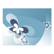 Blue Butterfly Postcard