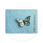 Blue Butterfly Stickers