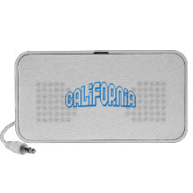 Blue California iPhone Speakers