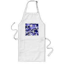 BLUE CAMO APRON