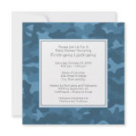 Blue Camo Baby Boy Shower or Party