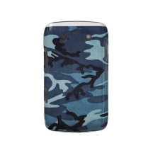Blue Camo Blackberry Bold Case
