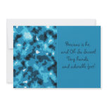 Blue Camouflage Baby Boy Birth Announcement