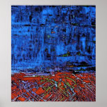 BLUE CANYON CANVAS OR POSTER posters