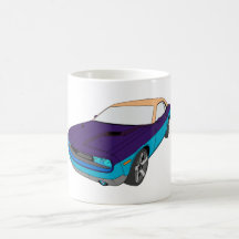 Blue Car Coffee Mug