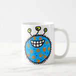 Blue Cartoon Germ Mugs