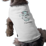 Blue Cartoon Poodle Pet Shirt