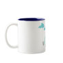 Blue Cartoon Unicorn  mug