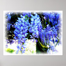Blue cascade posters