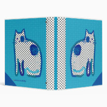 'blue cat' digital painting binder