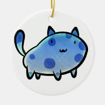 Blue Cat Ornament