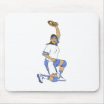 Blue Catch Mouse Pads