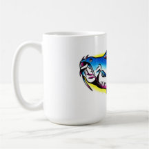 Blue Catfish Artwork Mug