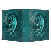 Blue Celtic Dragon Binder