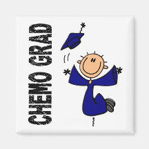 Blue CHEMO GRAD 1 (Colon Cancer) Refrigerator Magnet