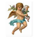 "Blue Cherub" Vintage Post Cards