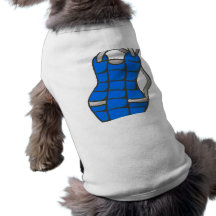 Blue Chest Protector Pet Clothing