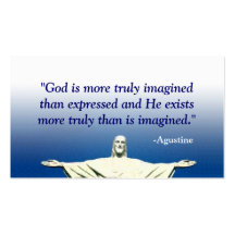 Blue Christian Business Card