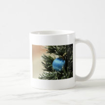 Blue Christmas Coffee Mug