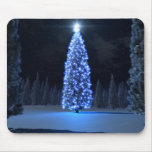 Blue Christmas Mousepad