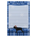 Blue Christmas Neapolitan Mastiff Stationery