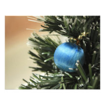 Blue Christmas Personalized Announcement