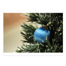 Blue Christmas Postcard
