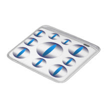 Blue Circles Circles Theme Mac Book Sleeves MacBook Air Sleeves