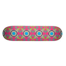 Blue Circles Custom Skate Board