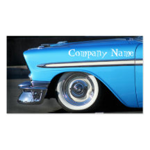 Blue Classic Car business cards