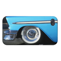 Blue Classic car iPhone 4/4S Covers