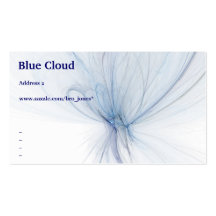 Blue Cloud Business Card Templates