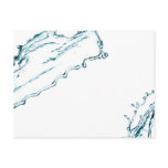 Blue colour water splash