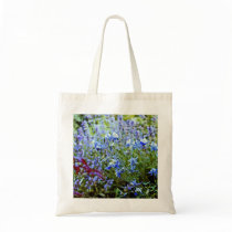 Blue Columbines - Flowers Tote Bag