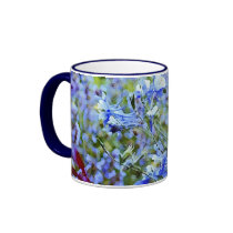 Blue Columbines - Flowers Coffee Mugs