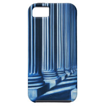 BLUE COLUMNS iPhone 5 COVER