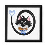 Blue Cool Cat Tshirts and Gifts Fridge Magnets